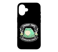 Custodia per iPhone 16 Paffuto Frog Appreciation Society Amphibian Hobbyist