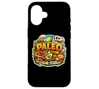 Custodia per iPhone 16 Paleo Mangia Pulito Come Un Caveman Nutrizione Amante Dieta Sana