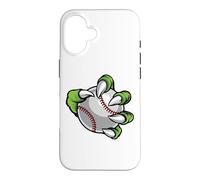 Custodia per iPhone 16 Palla da baseball Artiglio Cartoon Monster Animal Mano