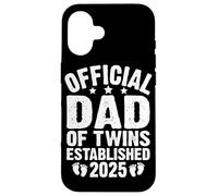 Custodia per iPhone 16 Papà ufficiale dei gemelli fondata nel 2025