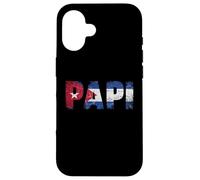 Custodia per iPhone 16 Papi Cuba Bandiera Vintage Distressed Graphic Cuba Papi