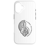 Custodia per iPhone 16 Paracadutisti Folgore El Alamein - Logo Pugnale Alato