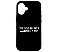 Custodia per iPhone 16 Paranormale Ho Spiriti Guardando Inquietante Detto