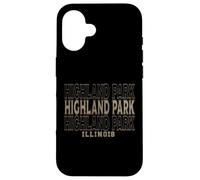 Custodia per iPhone 16 Parco vintage Highland, Illinois