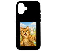 Custodia per iPhone 16 Pasqua Six Seven Cat Selfie 67 Coniglio Coniglio Ragazze Ragazzi Bambini