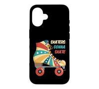 Custodia per iPhone 16 Pattinatori Gonna Skate Old School Pattinaggio a rotelle Retro Skater