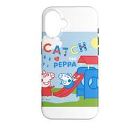 Custodia per iPhone 16 Peppa Pig Catch Me