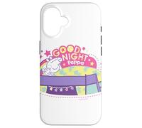 Custodia per iPhone 16 Peppa Pig Night