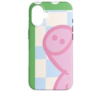 Custodia per iPhone 16 Peppa Pig Stamp Easter