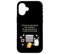 Custodia per iPhone 16 Per favore, non infastidire lo scrittore Romanziere Autore Macchina da scrivere