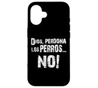 Custodia per iPhone 16 Perros del Mal, Dios Perdona