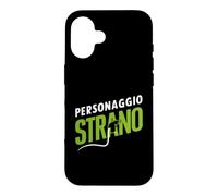 Custodia per iPhone 16 Personaggio Strano Persona Fuori Dagli Schemi Ironica