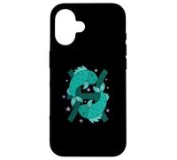 Custodia per iPhone 16 Pesci segno zodiacale come oroscopo animale