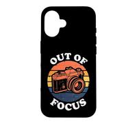 Custodia per iPhone 16 Photographer Retro Camera Out Of Focus Sunset Design