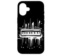 Custodia per iPhone 16 Pianoforte Tastiera Musica Jazz Pianista