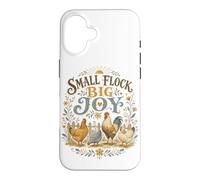 Custodia per iPhone 16 Piccolo gregge Big Joy Backyard Chicken Farm Amante