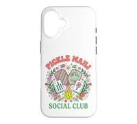 Custodia per iPhone 16 Pickle Mahj Social Club - Palla da paddle