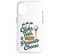 Custodia per iPhone 16 Pimento Cheese Golf Design