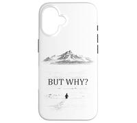 Custodia per iPhone 16 Pinguino Ma perché le montagne
