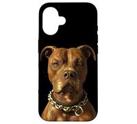 Custodia per iPhone 16 Pitbull Bulldog Pittie Cane American Pit Bull Terrier