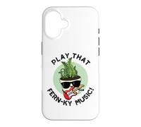 Custodia per iPhone 16 Play That Fern-ky Musica Divertente Pianta Pun