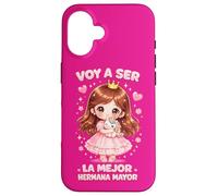 Custodia per iPhone 16 Playera Big Sister: Voy a Ser la Mejor Hermana Sindaco Anuncio