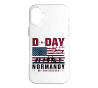 Custodia per iPhone 16 Plus 1944 D-Day 2024 Operazione Overlord 80th Anniversary Normandia
