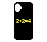 Custodia per iPhone 16 Plus 2 Più 2 Uguale 4