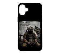 Custodia per iPhone 16 Plus 2 Timothy 2:3 Endure Hardness as a Good Soldier of Christ