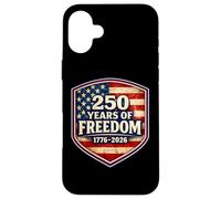 Custodia per iPhone 16 Plus 250 anni di libertà 1776-2026 250° anniversario USA Patriot