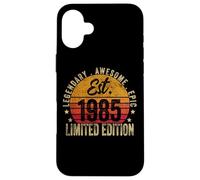 Custodia per iPhone 16 Plus 38th Birthday Vintage 38 Year Old Est 1985 Limited Edition