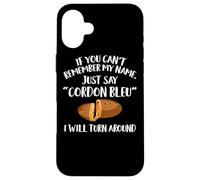 Custodia per iPhone 16 Plus Abbigliamento Cordon Bleu - Design divertente Bleus Lover