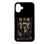 Custodia per iPhone 16 Plus Abbigliamento da strada manga gotico Fallen Angel