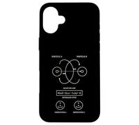 Custodia per iPhone 16 Plus Abbigliamento grafico Teoria della scienza della fisica dell'entanglement quantistico