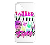 Custodia per iPhone 16 Plus Abbronzato tatuato brillo vacanze estive citazione divertente