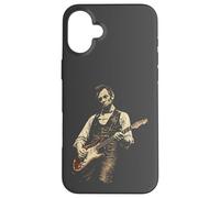 Custodia per iPhone 16 Plus Abraham Lincoln Chitarra Retro Vintage Musica Storia