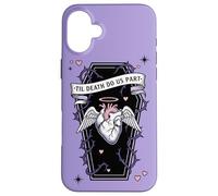 Custodia per iPhone 16 Plus Accademia gotica e oscura amore scuro San Valentino