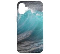 Custodia per iPhone 16 Plus Acqua Surf Natura Mare, Wave Ocean Spray Foam