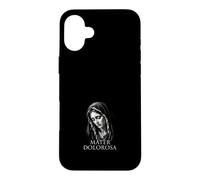 Custodia per iPhone 16 Plus Addolorata Madre Mater Dolorosa Cattolica