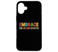 Custodia per iPhone 16 Plus ADHD Autism ASD Embrace Neurodiversity