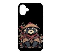 Custodia per iPhone 16 Plus Adorabile Giappone Tanuki