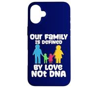 Custodia per iPhone 16 Plus Affido La nostra famiglia è definita dall"amore, non dall"adozione del DNA