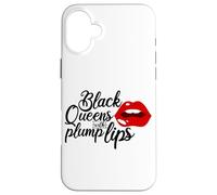 Custodia per iPhone 16 Plus African American Mother's Day Black Mom Queens Plump Lips
