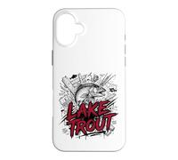 Custodia per iPhone 16 Plus Aggressivo Lago Trota Grande pesca Laghi Deep Strike