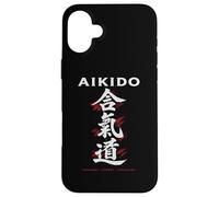 Custodia per iPhone 16 Plus Aikido - Armonia. Energia. Disciplina arti marziali design