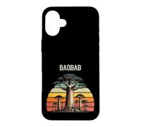 Custodia per iPhone 16 Plus Albero di Baobab africano Madagascar Albero della Vita