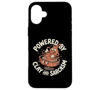 Custodia per iPhone 16 Plus Alimentato da Clay And Sarcasm Pottery Thrower