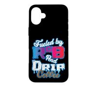 Custodia per iPhone 16 Plus Alimentato da RnB e Drip Coffee
