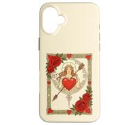 Custodia per iPhone 16 Plus Allegoria dell'Amore Vintage Art Nouveau Romance