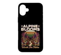 Custodia per iPhone 16 Plus Alpine Blooms Worth The Miles Escursionismo Natura